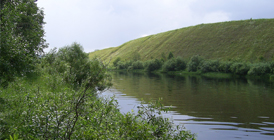 Речной пейзаж Липки (река Вага)
